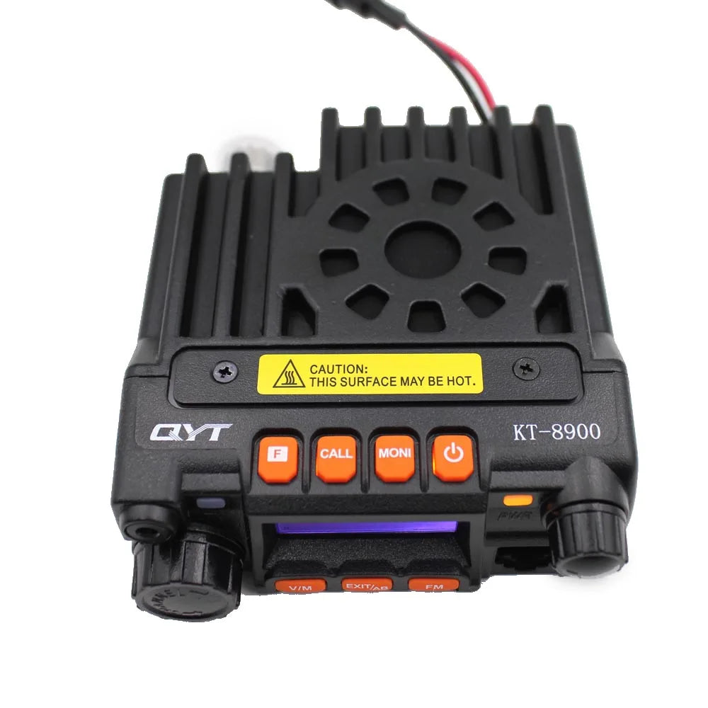 QYT KT8900 25W Mini Radio UV Transceiver DTMF Mobile Radio kt-8900 Dual Band 144&430MHz Walkie Talkie