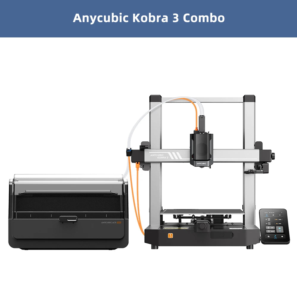 ANYCUBIC K3 Combo AE Version FDM 3D Printer Print in 4 to 8 Color With Max 600mm/s Printing Speed Build Size 250mmx250mmx260mm