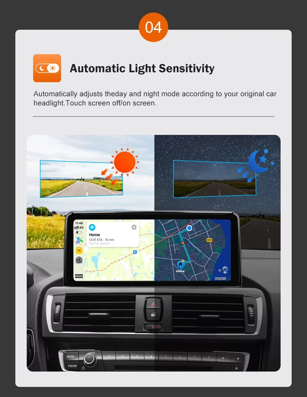 AUTOTOP 10.25”1920*720 Wireless Carplay Android Auto Car multimedia player for F20 F21 F22 F30 F31 F32 F33 F34 F36 NBT 2013-2017