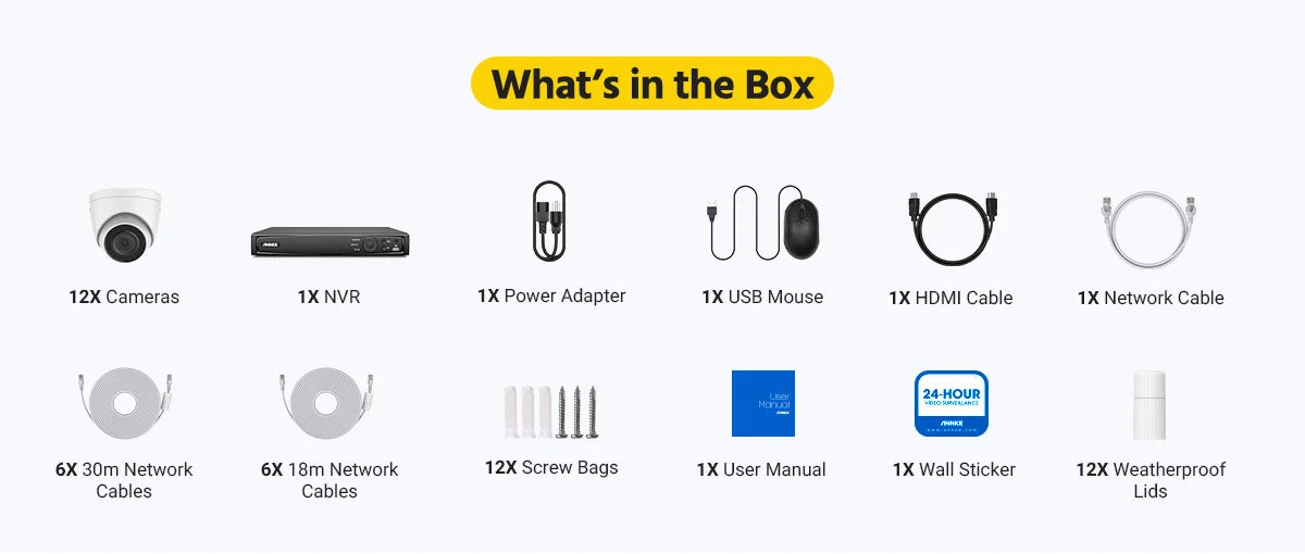 16CH 5MP POE NVR Kit Security Camera System Two Way Audio H.265+ 5MP IP Camera 4K NVR Outdoor CCTV Video Surveillance Set