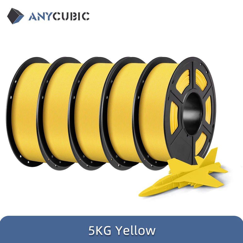 ANYCUBIC 5KG PLA Filament For FDM 3D Printer 1.75mm Eco-friendly 3D Printing Material Failment For Kobra S1C K3C EU US Warehouse
