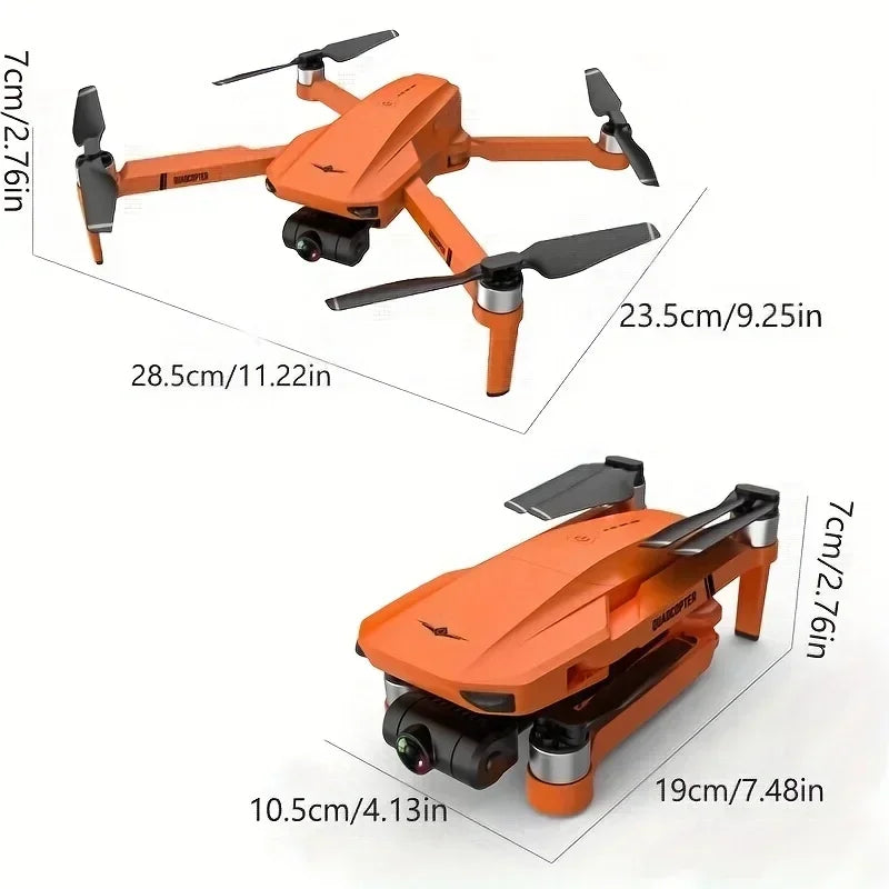 KF102 4K HD GPS Drone with Dual Camera 2-Axis Gimbal Optical Flow WiFi FPV, Foldable Quadcopter Toy for Adults and Kids