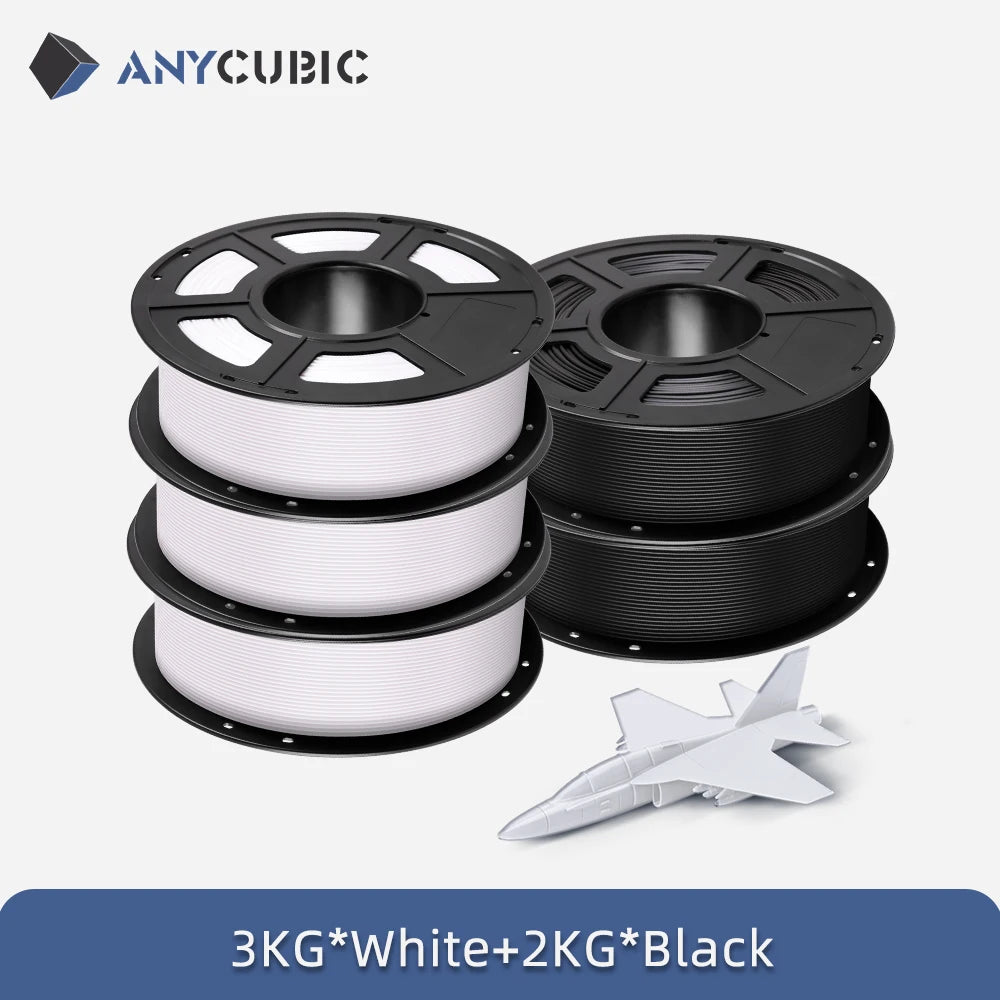 ANYCUBIC 5KG PLA Filament For FDM 3D Printer 1.75mm Eco-friendly 3D Printing Material Failment For Kobra S1C K3C EU US Warehouse