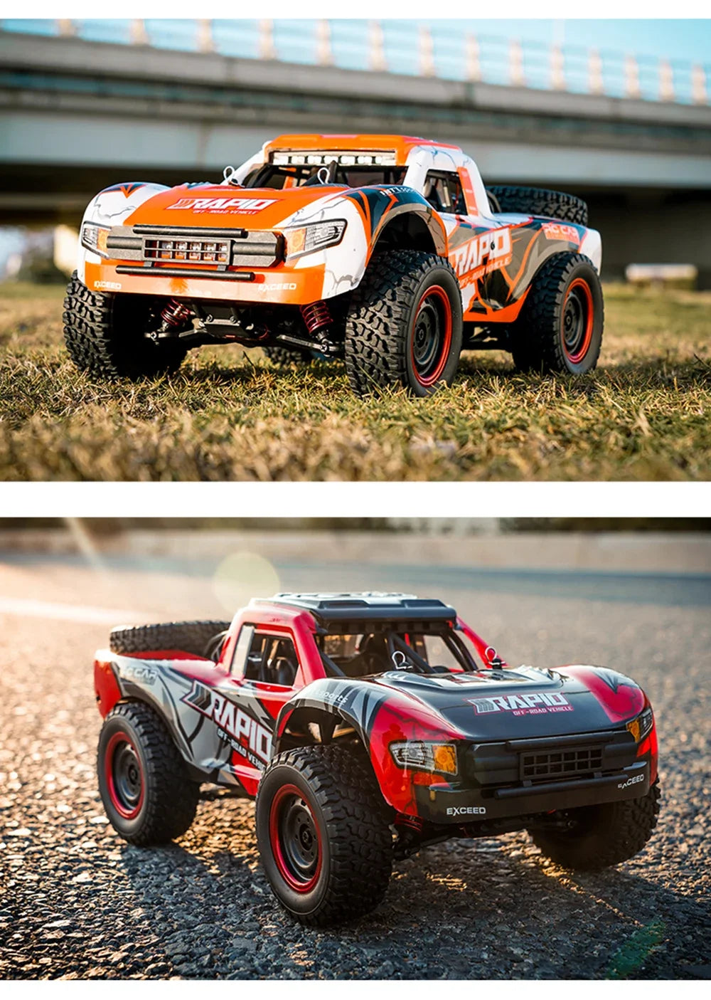 Q130 1/14 Rc Car Off Road With LED 4WD 70km/h High Speed Brushless Motor Monster Truck Desert/Snow Racing Drift Cars Toy for Boy