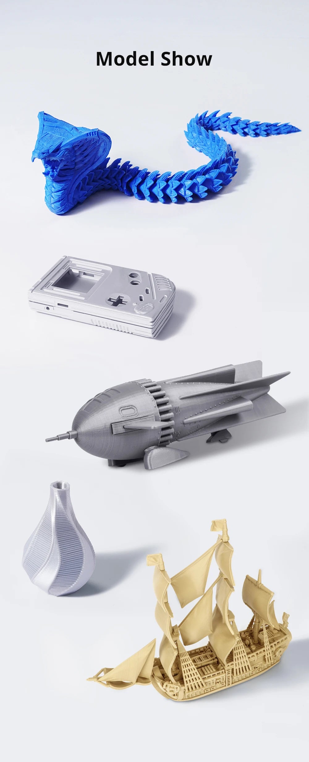 ANYCUBIC 5KG PLA Filament For FDM 3D Printer 1.75mm Eco-friendly 3D Printing Material Failment For Kobra S1C K3C EU US Warehouse