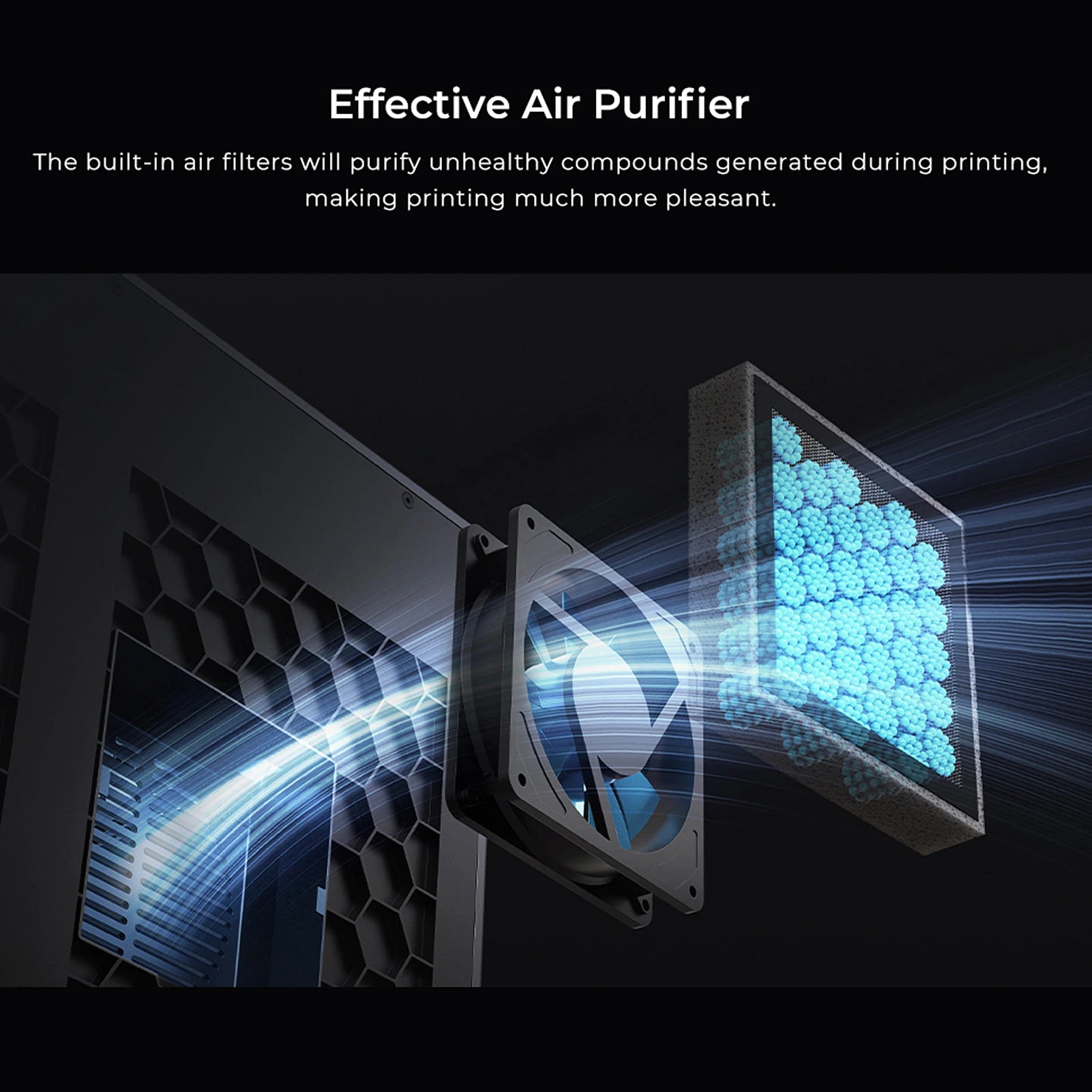 Creality K1 Max 3D Printer 600mm /s Printing Speed Dual-gear Direct Drive Extruder 300x300x300MM