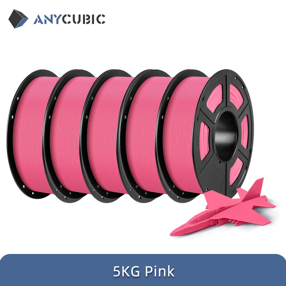 ANYCUBIC 5KG PLA Filament For FDM 3D Printer 1.75mm Eco-friendly 3D Printing Material Failment For Kobra S1C K3C EU US Warehouse
