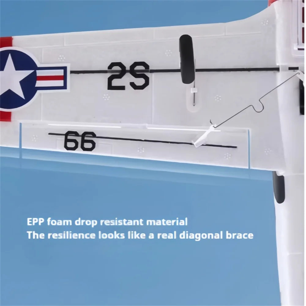 FMS T-28 410mm Wingspan 2.4GHz 4CH Built-in Gyro EPP RC Airplane Fixed Wing RTF for Beginners