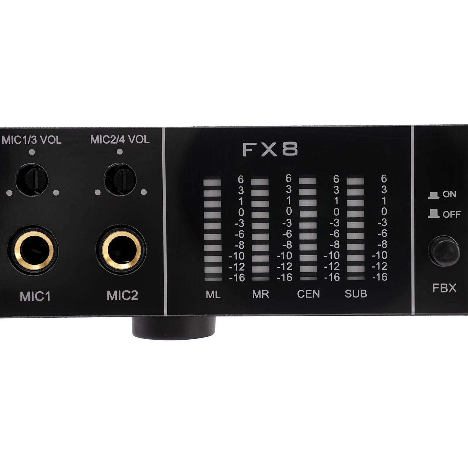 Professional 4-Mic Karaoke Mixer, Non-slip, Ati-howling, Bluetooth & USB & Optical Audio with Anti-Feedback & EQ Controls