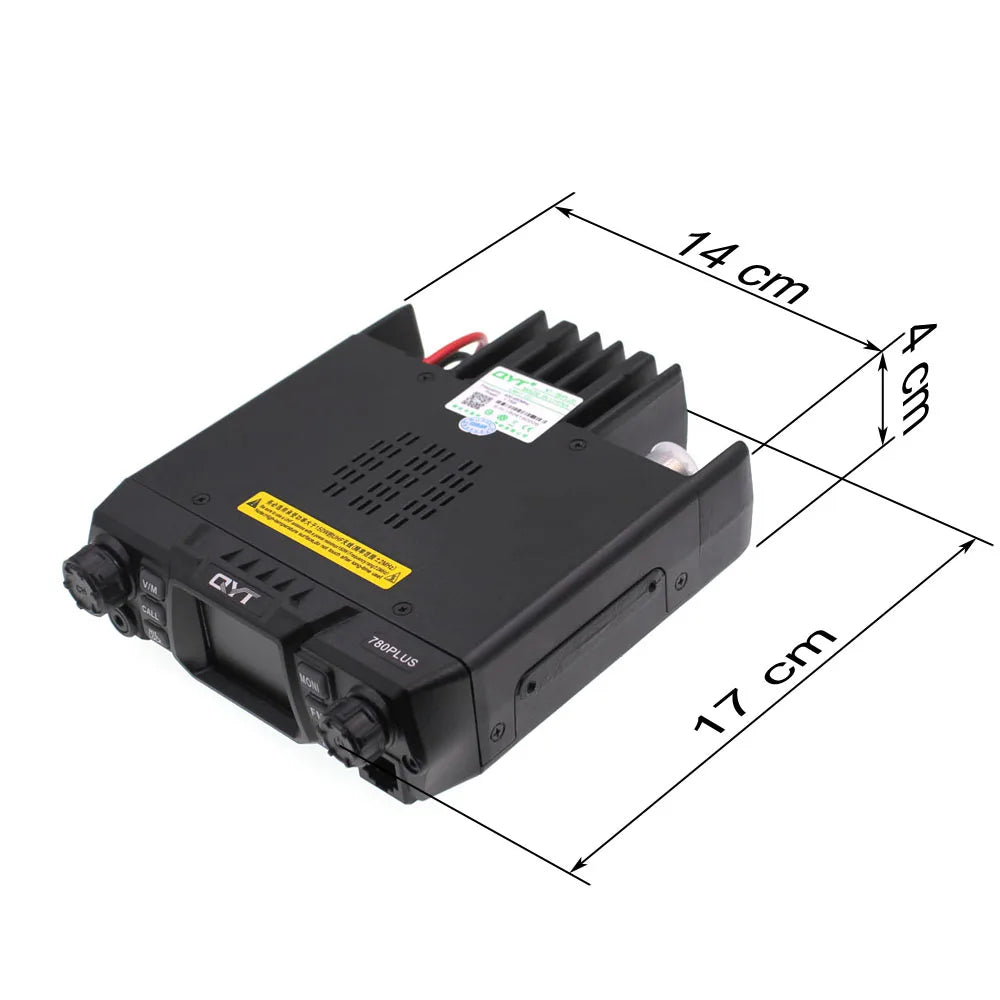 QYT KT-780PLUS Mobile Radio VHF 136-174MHz or UHF 400-480MHz 100W /75W Walkie Talkie KT780PLUS Transceiver