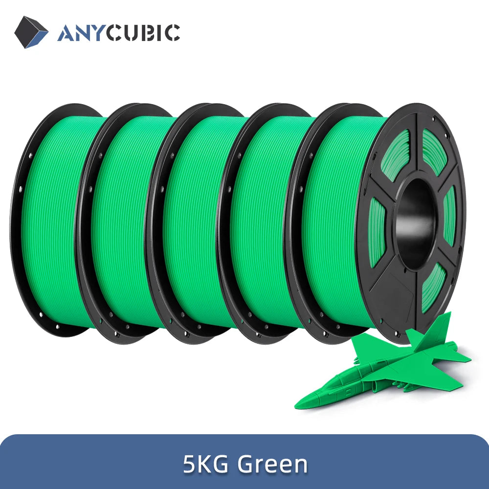 ANYCUBIC 5KG PLA Filament For FDM 3D Printer 1.75mm Eco-friendly 3D Printing Material Failment For Kobra S1C K3C EU US Warehouse