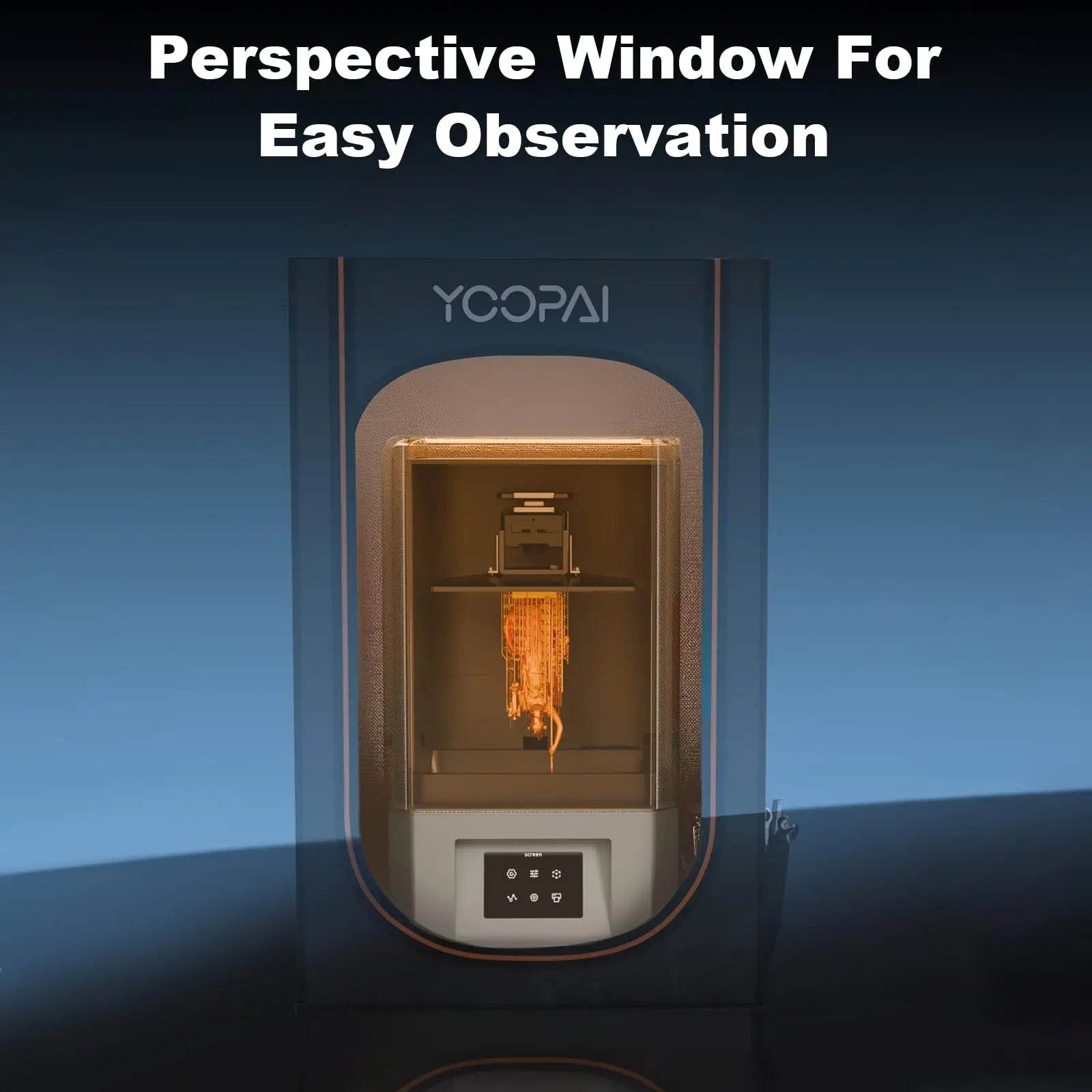 Yoopai Resin Enclosure for 3D printer Resin Enclosure Multifunctional Vented Enclosure Tent Cover 3D printer House 43*45*71cm