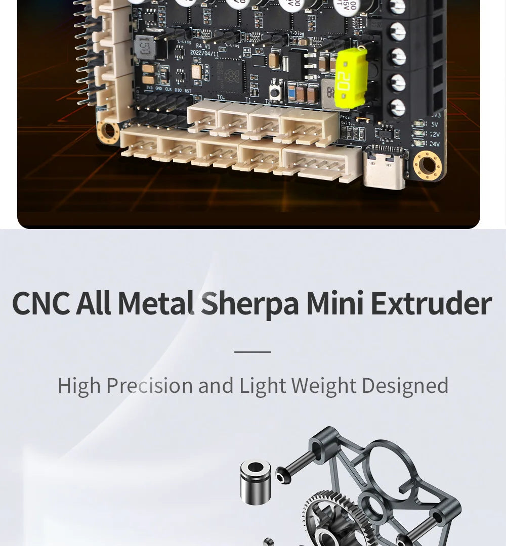 FYSETC Doron Velta Kit 3D Printer DIY Velta Kit with 3D Printing Parts High Speed Quiet Printing High Quality