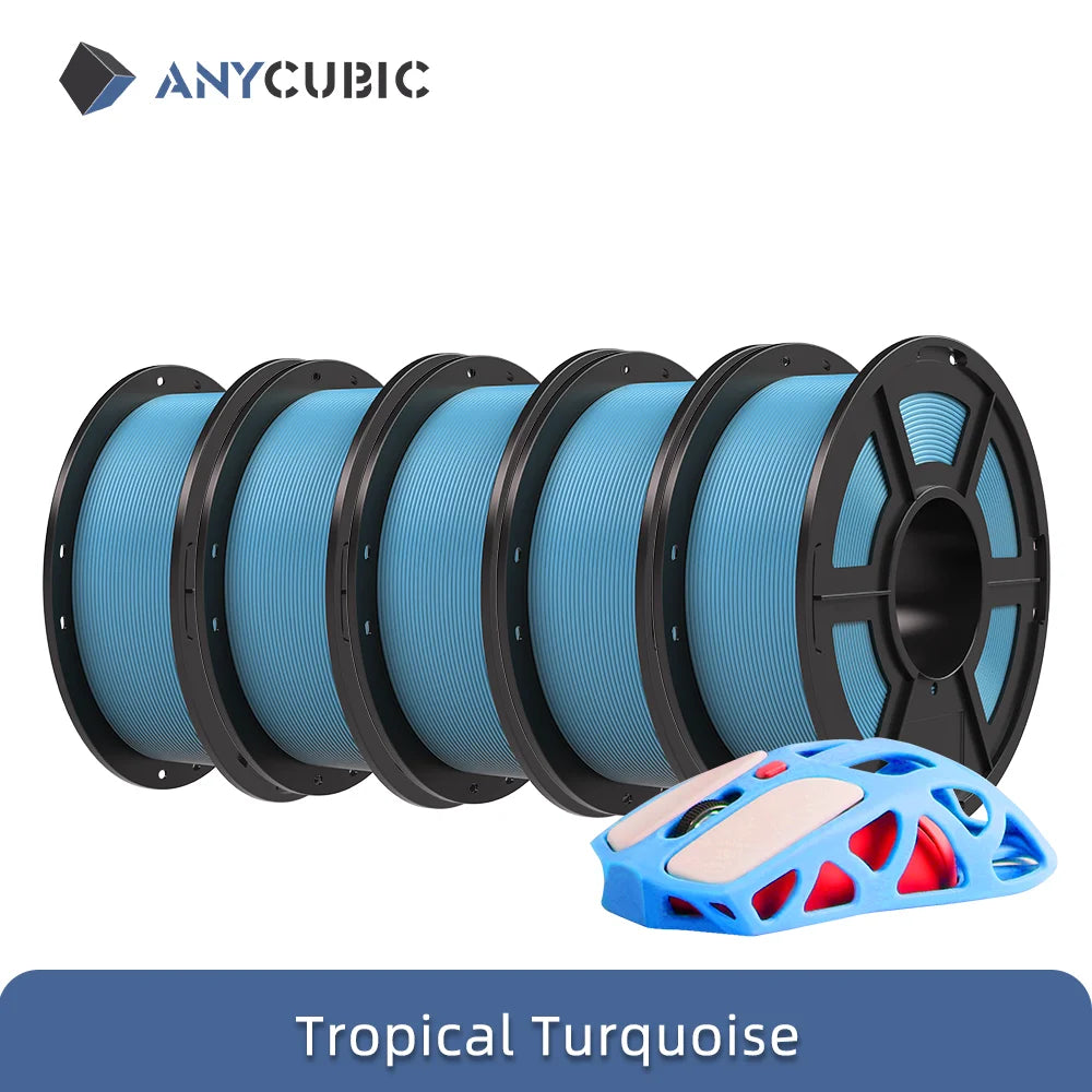 ANYCUBIC 5KG PLA Filament For FDM 3D Printer 1.75mm Eco-friendly 3D Printing Material Failment For Kobra S1C K3C EU US Warehouse