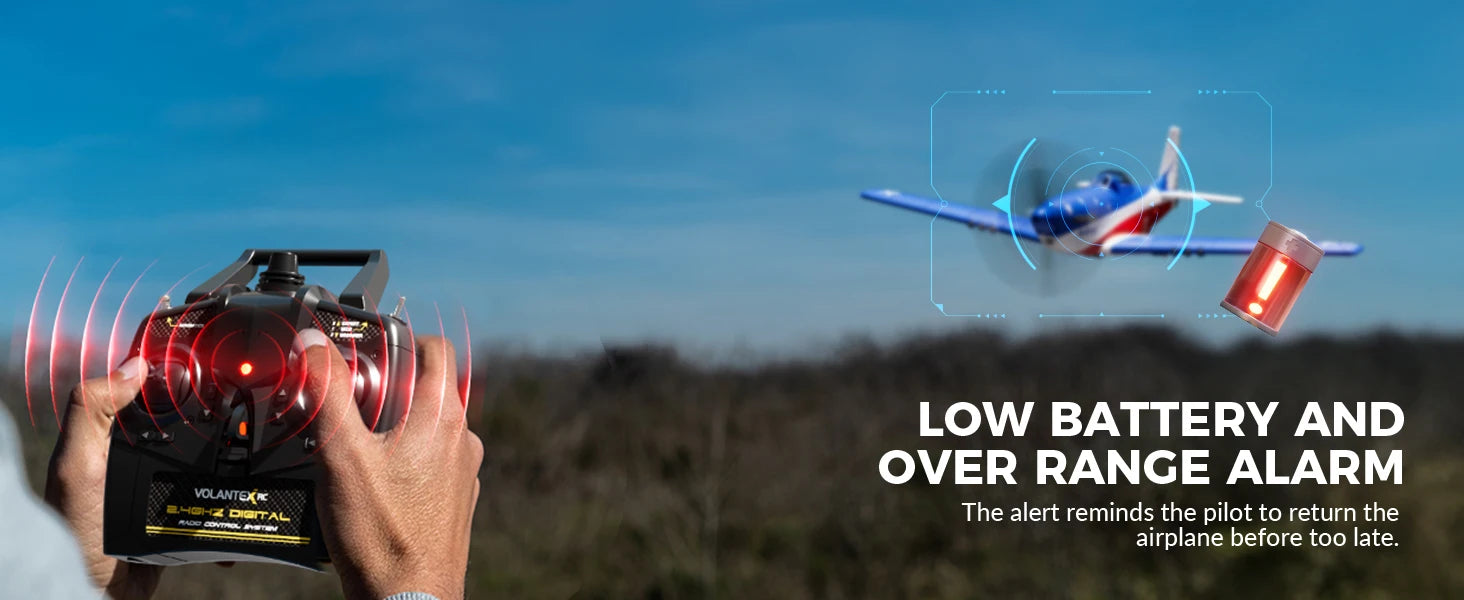 Volantex RC Plane, P51D Mustang RTF RC Airplane,One-Key Aerobatic, Stable and Safe,Suitable for Outdoor Activity and gifts