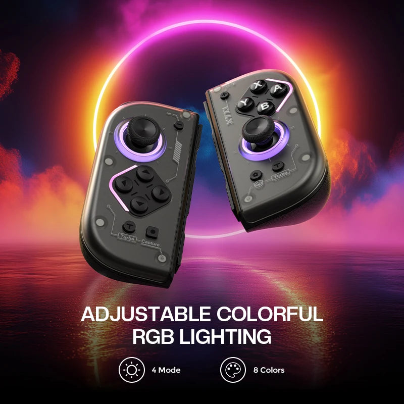 2 Hyperion Wireless Game Controller Dual Hall Joycon Gamepad for NintendoSwitch2/Switch OLED/Switch Lite Controller