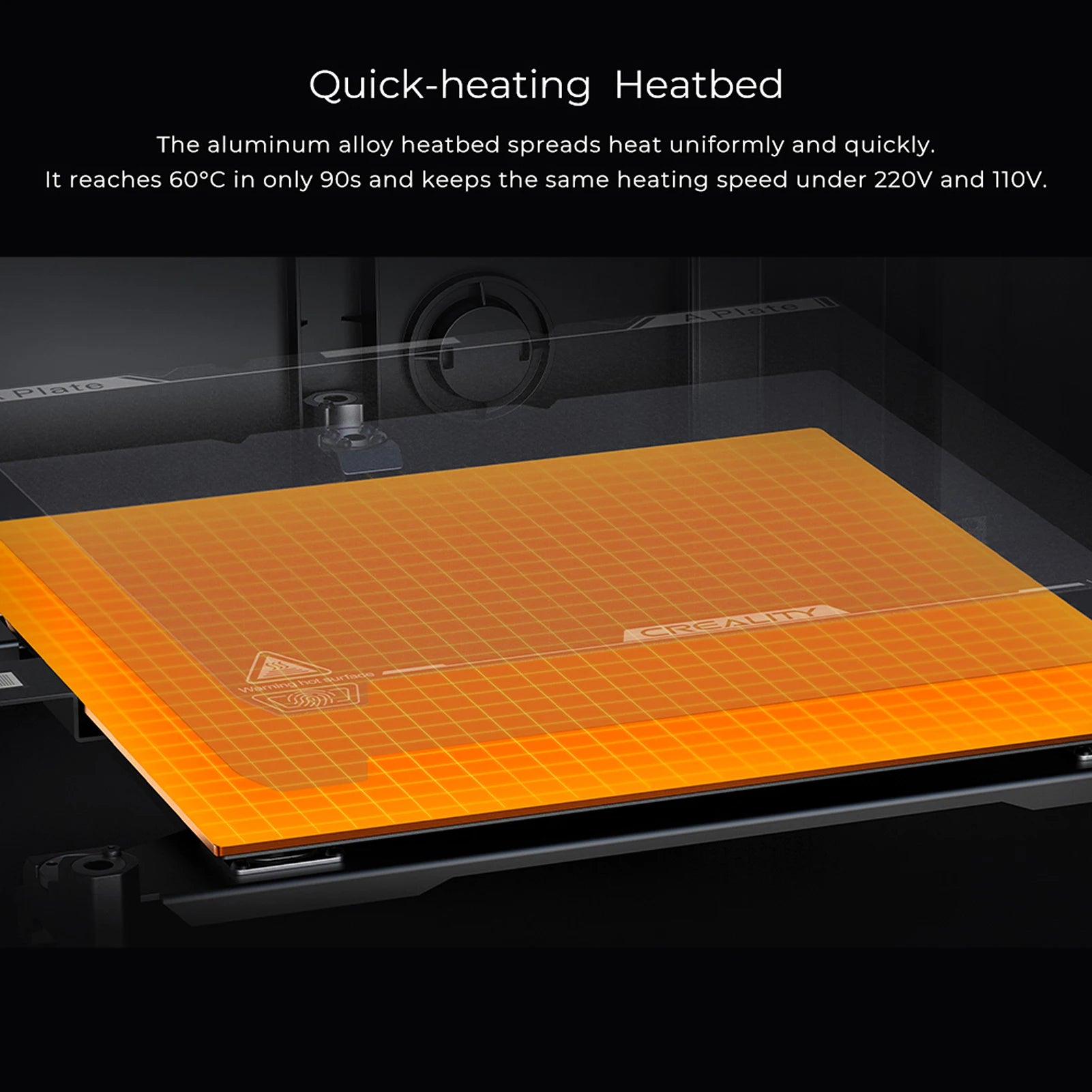 Creality K1 Max 3D Printer 600mm /s Printing Speed Dual-gear Direct Drive Extruder 300x300x300MM