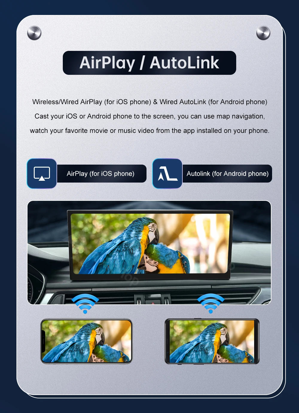 12.3'' Touch Screen Multimedia Display for Audi A6 A7 3G MMI HN+ RMC MHI2011-2018 with Airplay Wireless Carplay And Android Auto