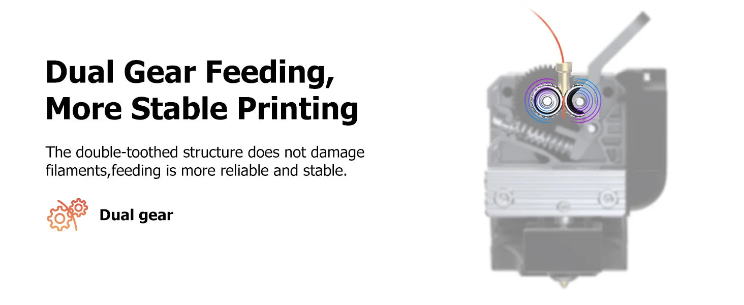 Creality Sprite Extruder Pro kit For Ender Series/CR-10 Smart Pro 3D Printer All Metal Dual 3.5:1 Gear Feeding Design  SE Neo