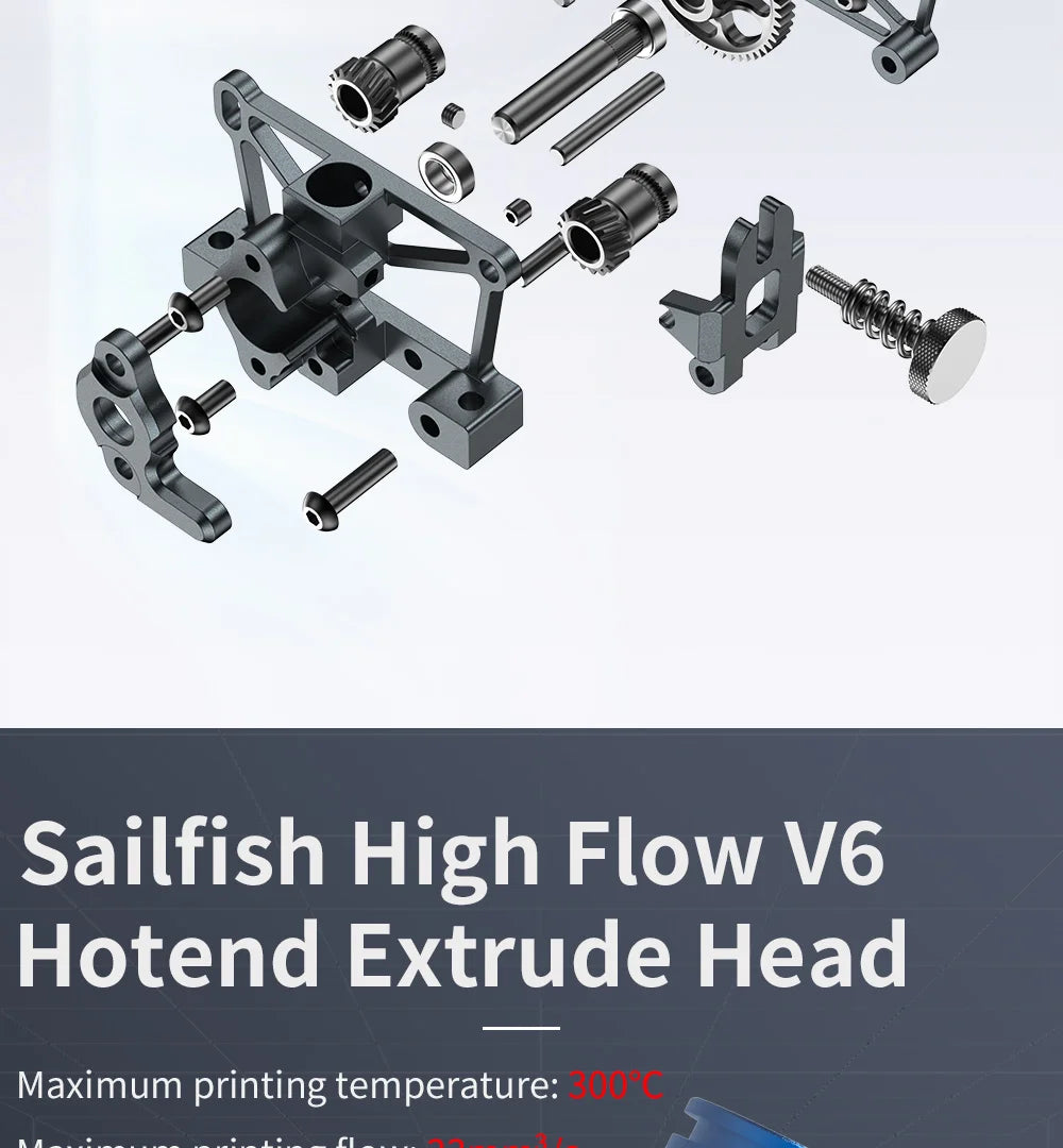 FYSETC Doron Velta Kit 3D Printer DIY Velta Kit with 3D Printing Parts High Speed Quiet Printing High Quality