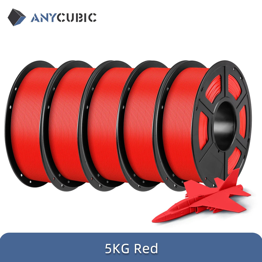 ANYCUBIC 5KG PLA Filament For FDM 3D Printer 1.75mm Eco-friendly 3D Printing Material Failment For Kobra S1C K3C EU US Warehouse