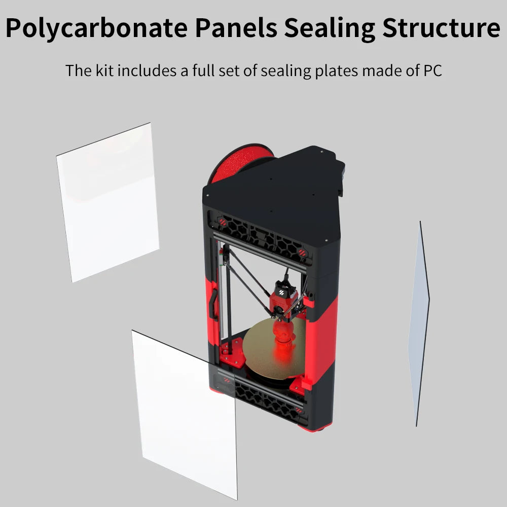 FYSETC Doron Velta Kit 3D Printer DIY Velta Kit with 3D Printing Parts High Speed Quiet Printing High Quality