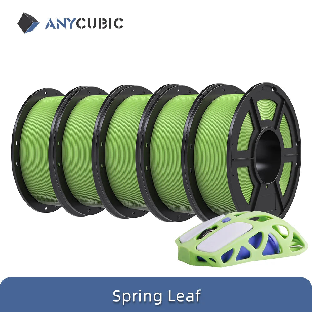 ANYCUBIC 5KG PLA Filament For FDM 3D Printer 1.75mm Eco-friendly 3D Printing Material Failment For Kobra S1C K3C EU US Warehouse