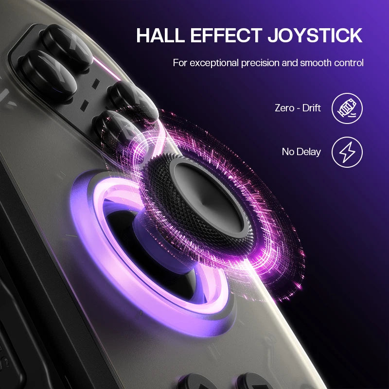 2 Hyperion Wireless Game Controller Dual Hall Joycon Gamepad for NintendoSwitch2/Switch OLED/Switch Lite Controller
