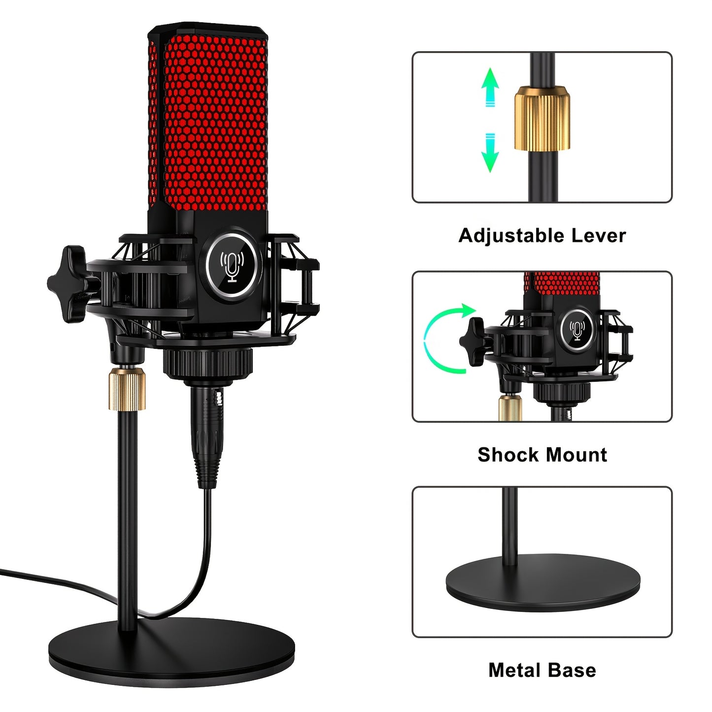 G3 Podcast Influencer KOL, Singing Gaming DJ Mixing Station Controller Equipment, Studio Professional Recording, Electronic Music Mixer Power Conditioner Karaoke Machine, Available Dynamic Condenser Wireless Microphone Portab