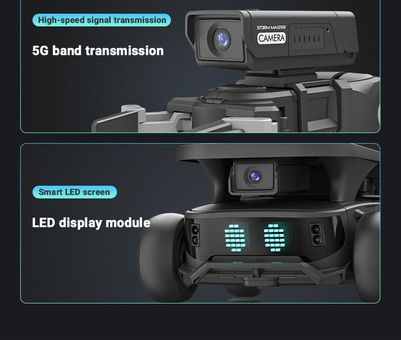 AI Robot with Dual-Mode Gripper/Cargo System, Programmable Arm & FPV Camera - Heavy-Duty 10kg/22lbs Payload, Wireless/Wireless Smart Robot, USB-Rechargeable, for Home, Office, STEM Education, Robotics Programming - Ideal for
