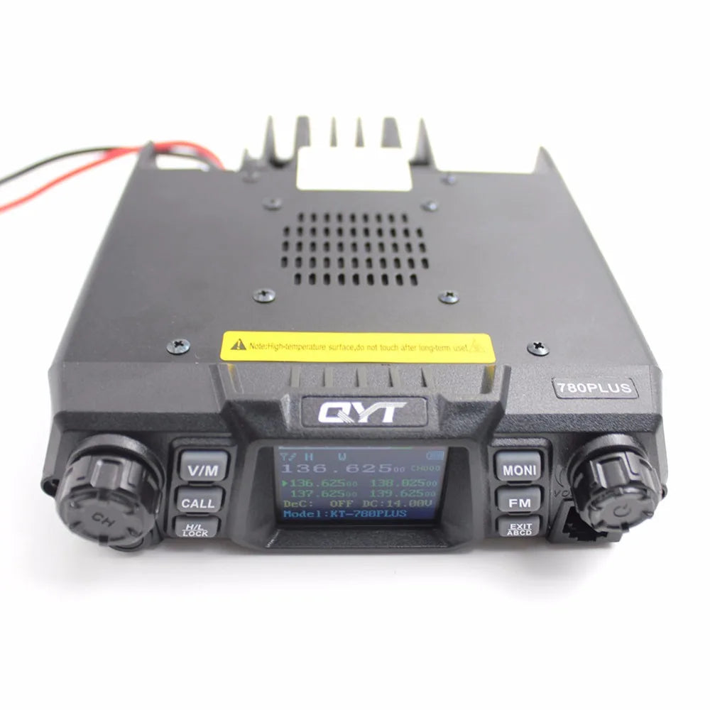 QYT KT-780PLUS Mobile Radio VHF 136-174MHz or UHF 400-480MHz 100W /75W Walkie Talkie KT780PLUS Transceiver