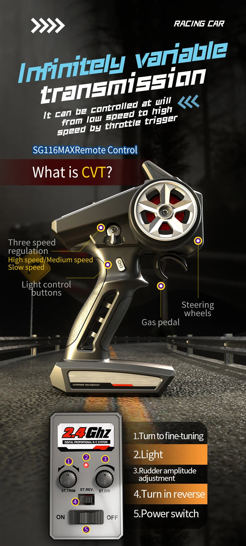 SG116 MAX 1:16 High Speed Drift Racing Car 80KM/H Brushless Motor 4WD SG316 MAX RC Off Road Car Monster Trucks Toy For Kids Gift