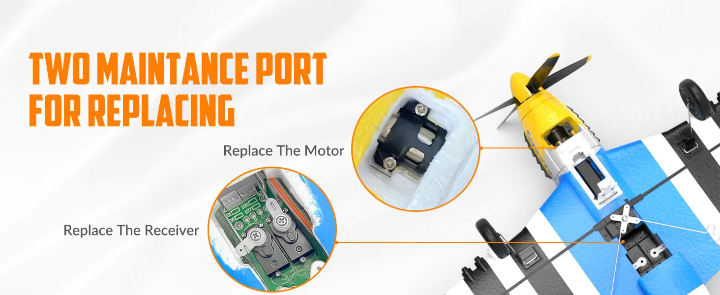 Volantexrc RC Planes for Adults,RTF P-51D Mustang RC Airplane, One-Key Aerobatic, 6-Axis Gyro, Suitable for Outdoors and Gifts