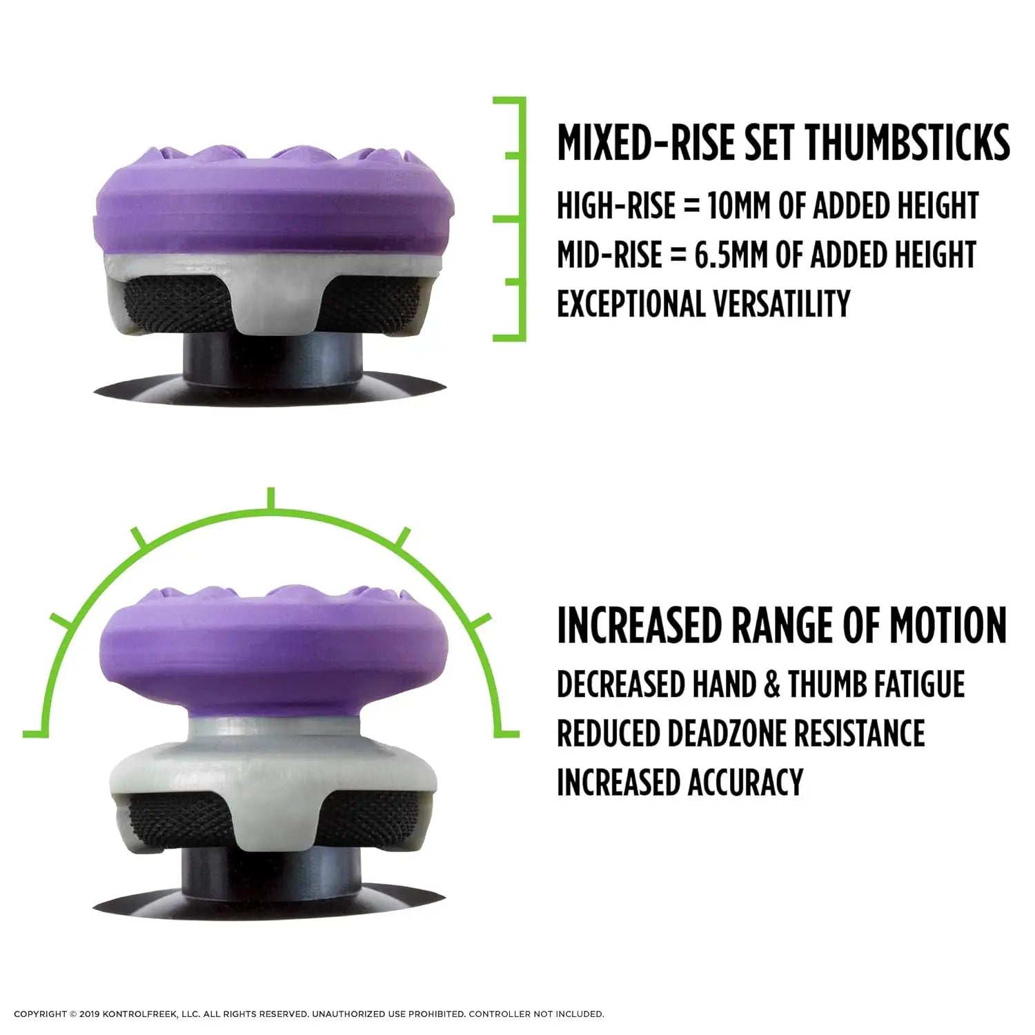 freek galaxy High-Rise Performance Analog Stick for PS4 PS5 Galaxy Joystick High-Rise Performance Analog Stick Controller