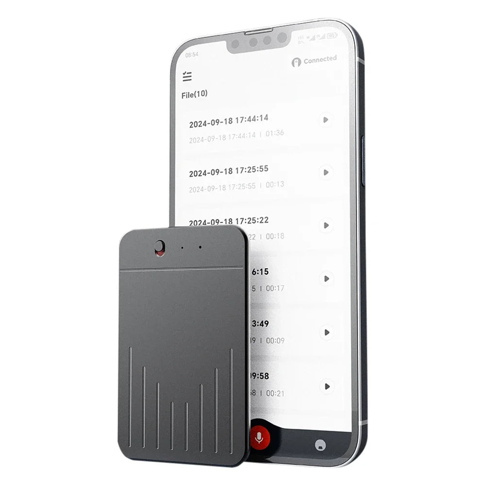 64GB Voice Recorder APP Control Audio Recorder Transcribe & Summarization with ChatGPT AI Notetaking Device Voice To Text Recorder