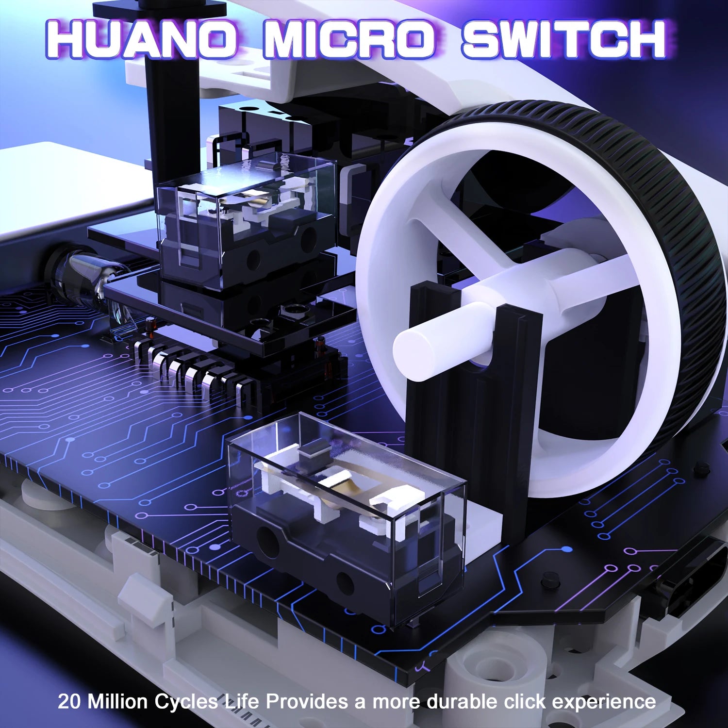 Lightweight Wireless Gaming Mouse, Tri-Mode 2.4G/USB-C Wired/BT, 22K DPI, PAW3311 Optical Sensor, 59g, 5 Prog