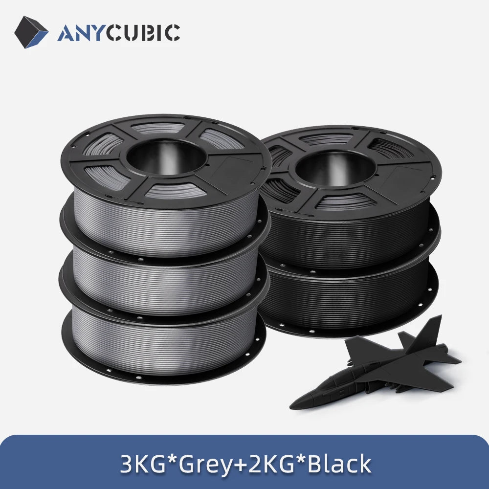 ANYCUBIC 5KG PLA Filament For FDM 3D Printer 1.75mm Eco-friendly 3D Printing Material Failment For Kobra S1C K3C EU US Warehouse