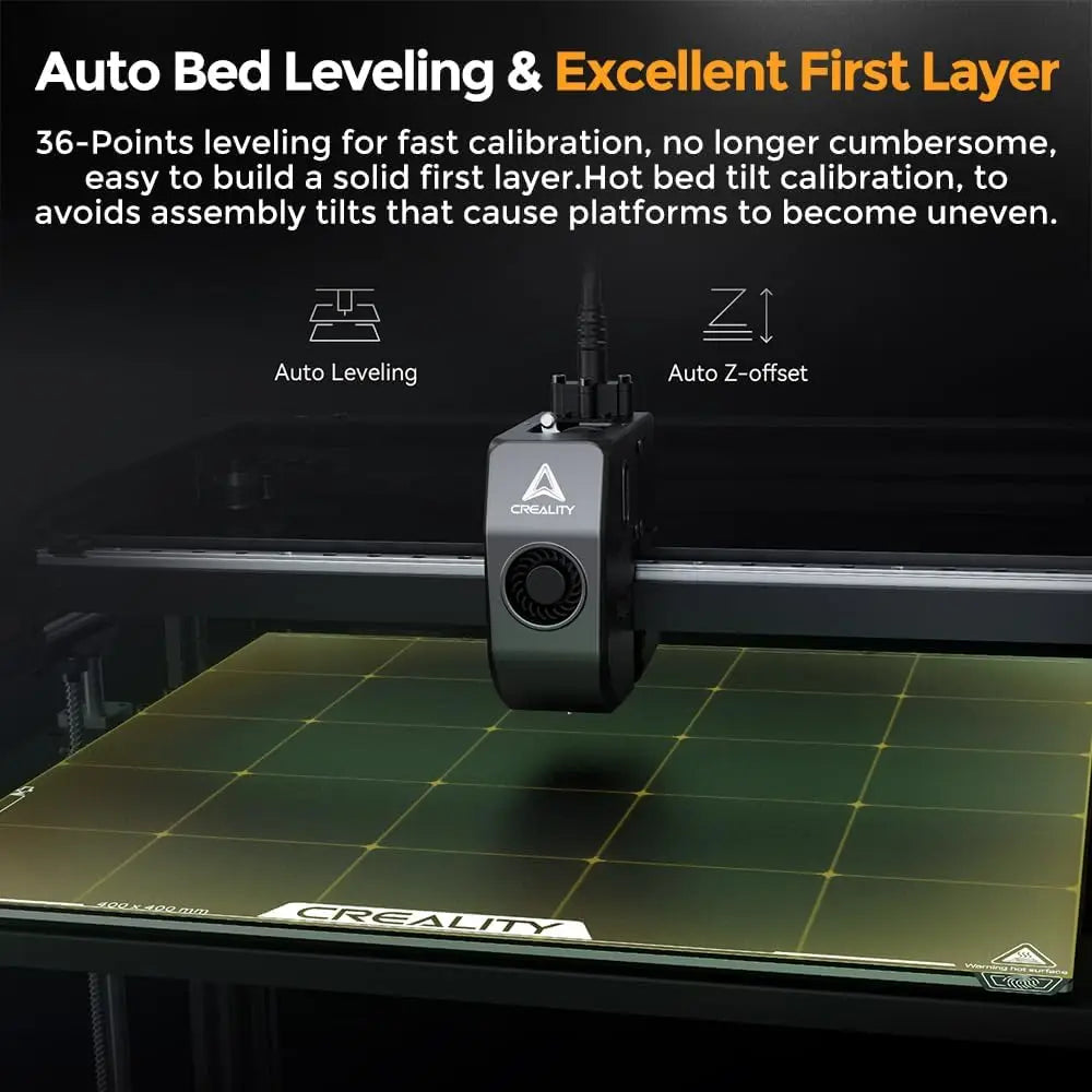 Creality Ender 5 Max 3D Printer with 700mm/s Max Printing Speed 36-Point Auto Leveling 300℃ High Temp Precise Linear Rail