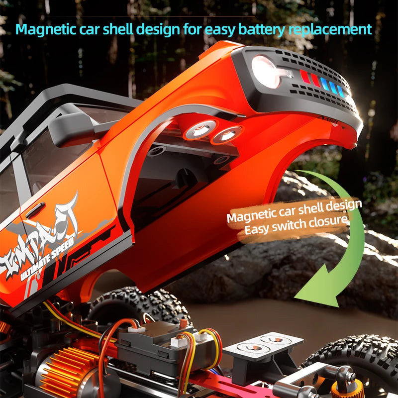 ZLL SG201 MAX 1:20 High Speed Drift Racing Car 70KM/H Brushless Motor 4WD RC Off Road Car Monster Trucks Toys For Kids Gifts