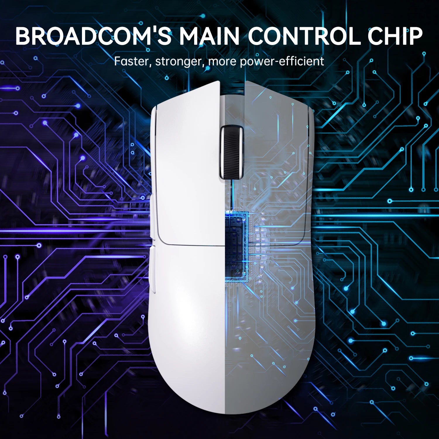 Lightweight Wireless Gaming Mouse with RGB Backlight Charging, Up to 22K DPI, PAW3311 Optical Sensor, HUYU Swit