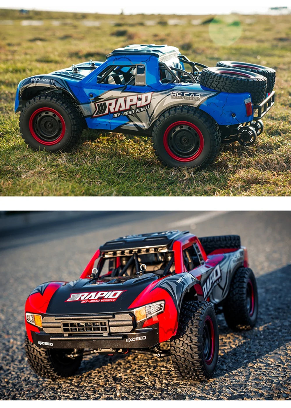 Q130 1/14 Rc Car Off Road With LED 4WD 70km/h High Speed Brushless Motor Monster Truck Desert/Snow Racing Drift Cars Toy for Boy