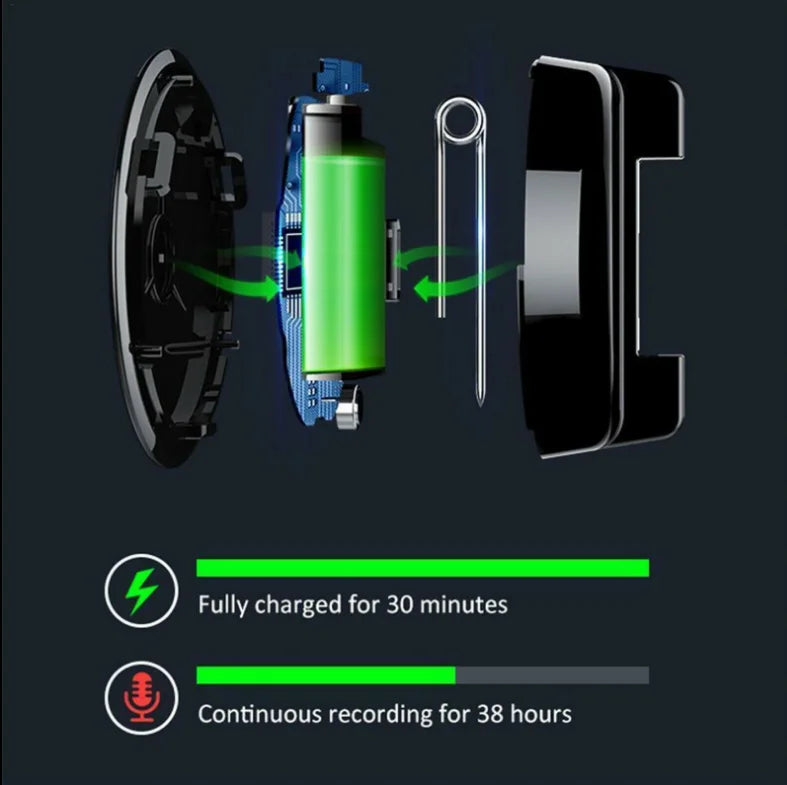 32G Mini Voice Recorder HD Noise Reduction Voice Activated Professional Dictaphone Digital Audio Voice Recorder mp3 player