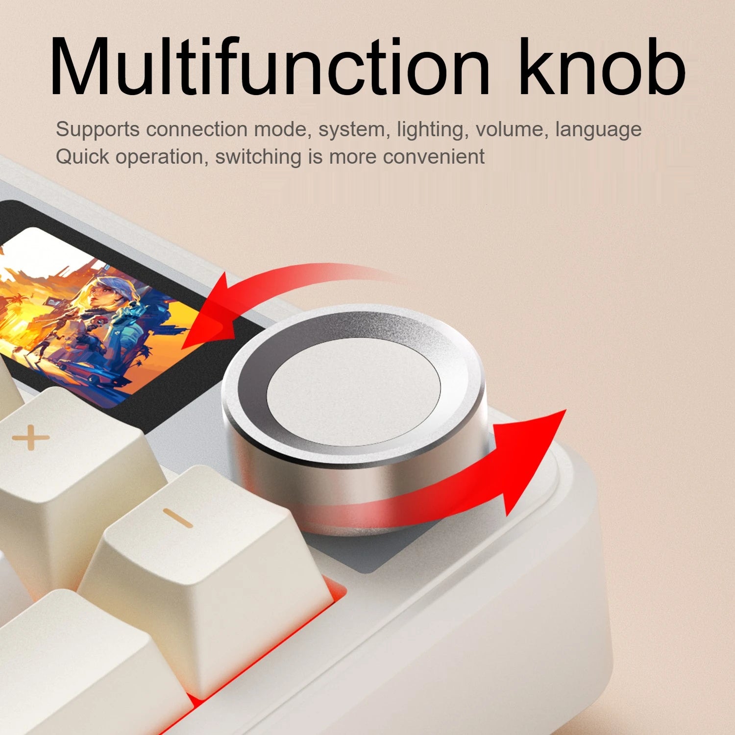 Gaming Mechanical Keyboard Full Size Custom Backlight Hot Swappable Wireless Bluetooth Hifi Switch