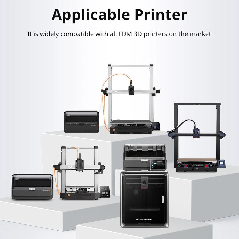 ANYCUBIC 5KG PLA Filament For FDM 3D Printer 1.75mm Eco-friendly 3D Printing Material Failment For Kobra S1C K3C EU US Warehouse