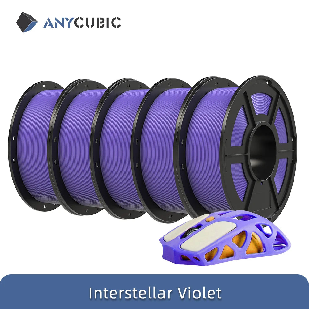 ANYCUBIC 5KG PLA Filament For FDM 3D Printer 1.75mm Eco-friendly 3D Printing Material Failment For Kobra S1C K3C EU US Warehouse