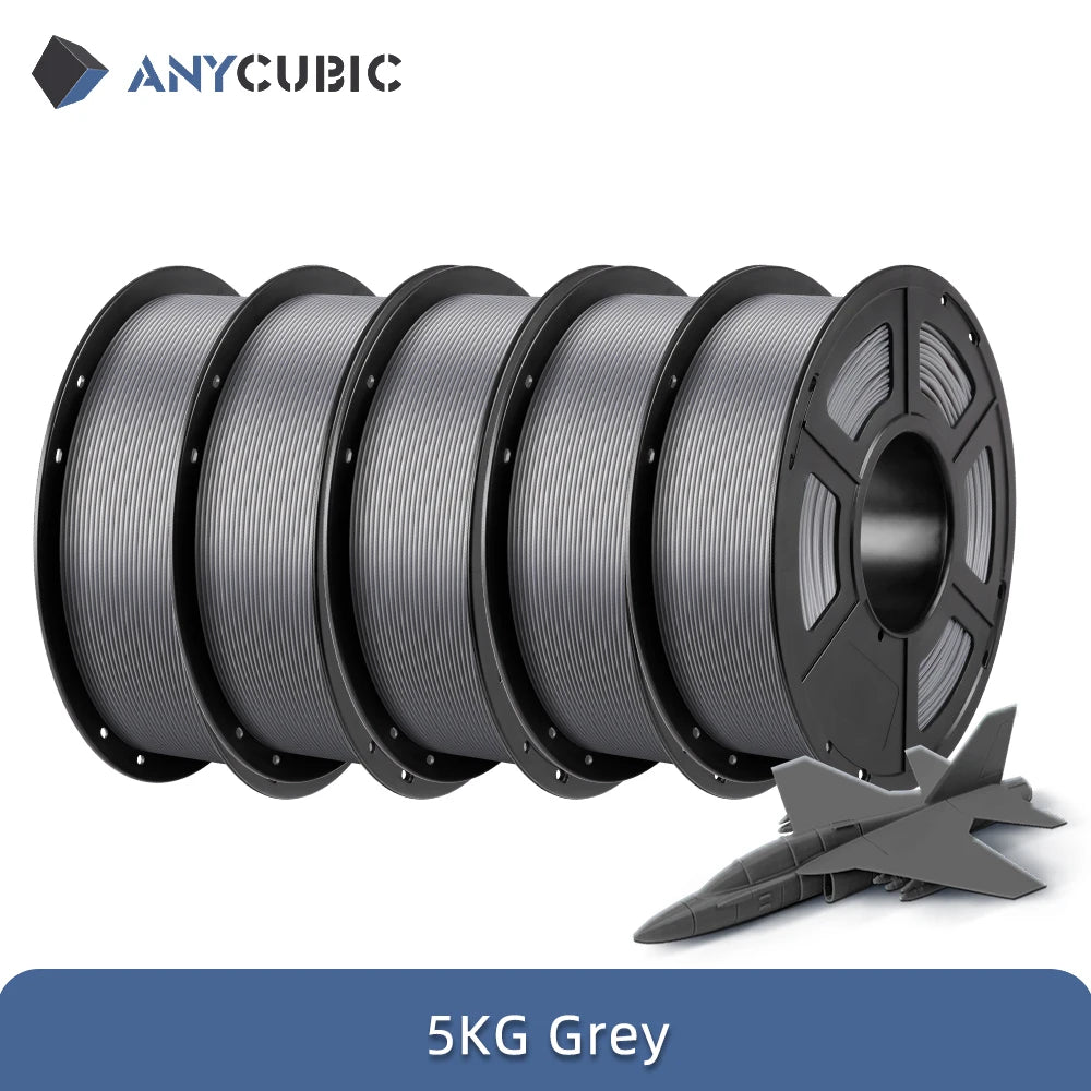 ANYCUBIC 5KG PLA Filament For FDM 3D Printer 1.75mm Eco-friendly 3D Printing Material Failment For Kobra S1C K3C EU US Warehouse