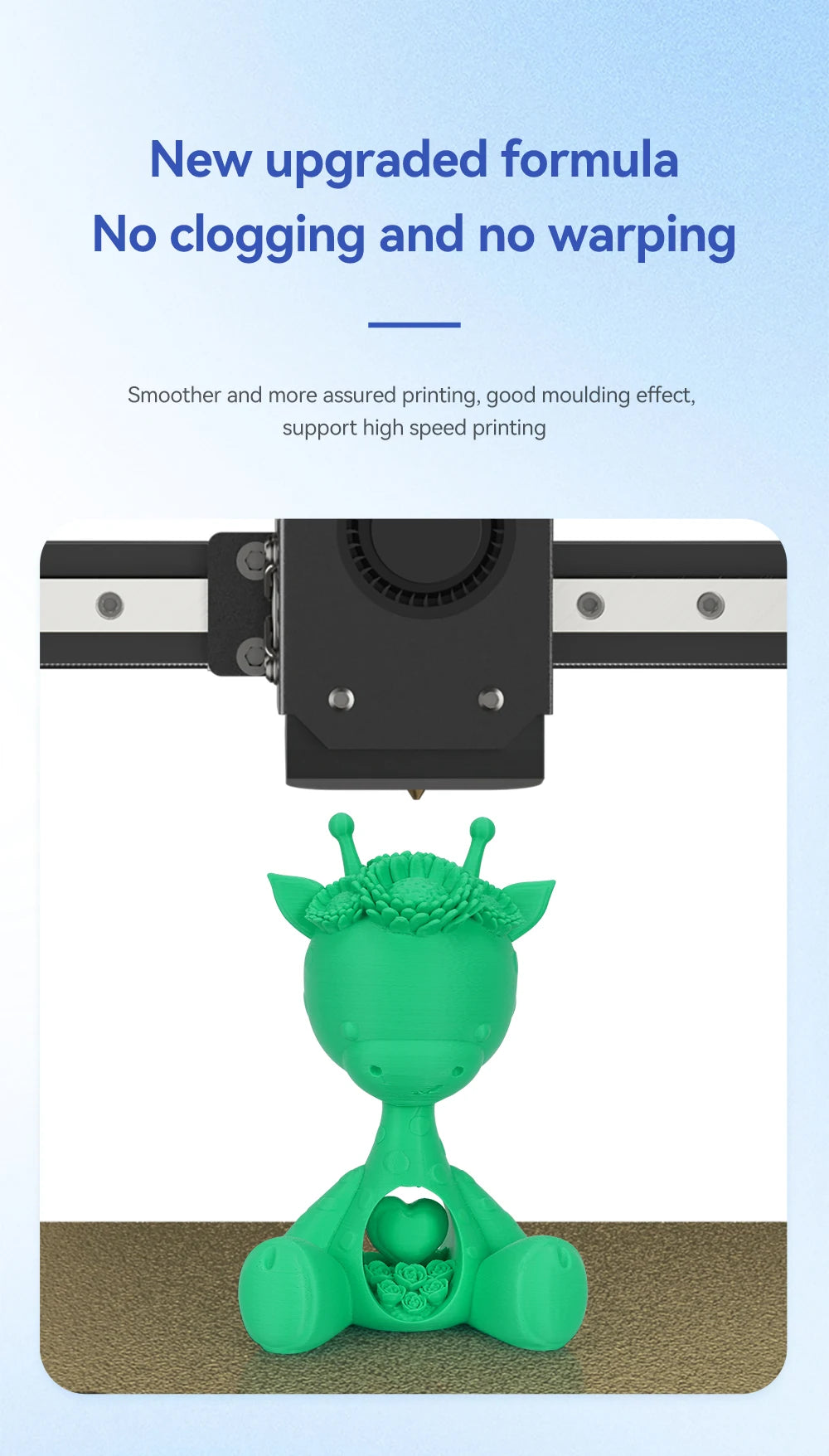 KINGROON 22LBS PETG or PLA filament 3D Printer Filament 10 Rolls 1KG 1.75MM Eco-Friendly Good Toughness Mix Color Free Shipping