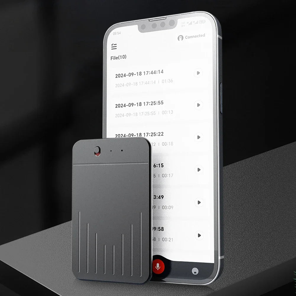 32GB Voice Recorder APP Control Audio Recorder Transcribe & Summarization with ChatGPT AI Notetaking Device Voice To Text Recorder