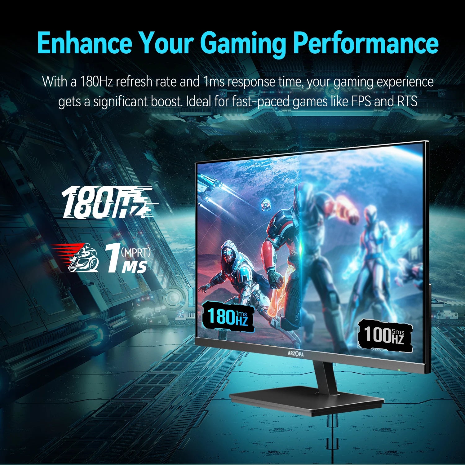New 27inch 180Hz 2K FastIPS QHD PC Monitor 1ms FreeSync Gaming monitor,M1RC