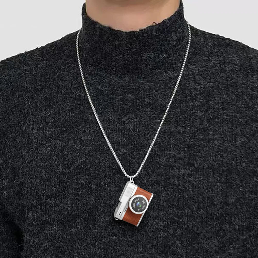 Mini Camera 1080P Pocket Video Recorder with LED Flash Light Portable Small Camera for Travel Gift for Kids Students